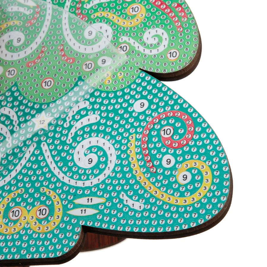 Craft Buddy Crystal Art Festive houten dozen knutselset 2 stuks ster