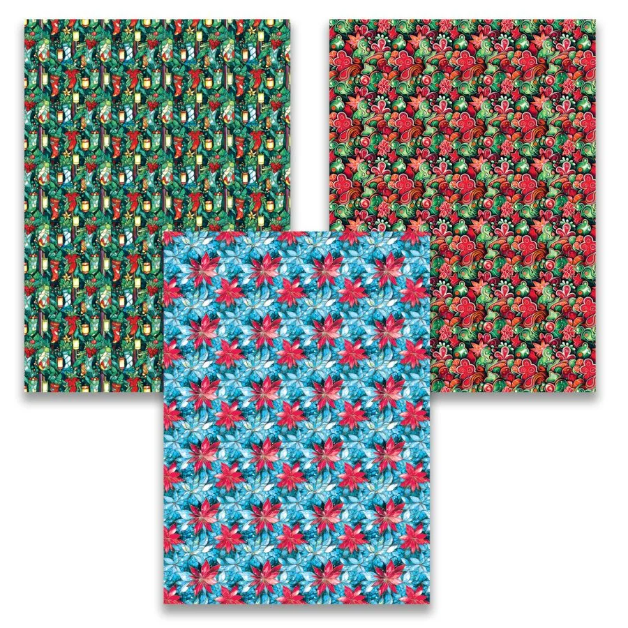 Craft Buddy Festive Stained Glass Kaartenmaakset 154-delig Kerst