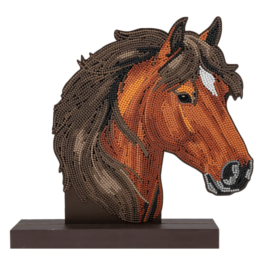 Craft Buddy Crystal Art Ember Stallion decoratiekit paard MDF