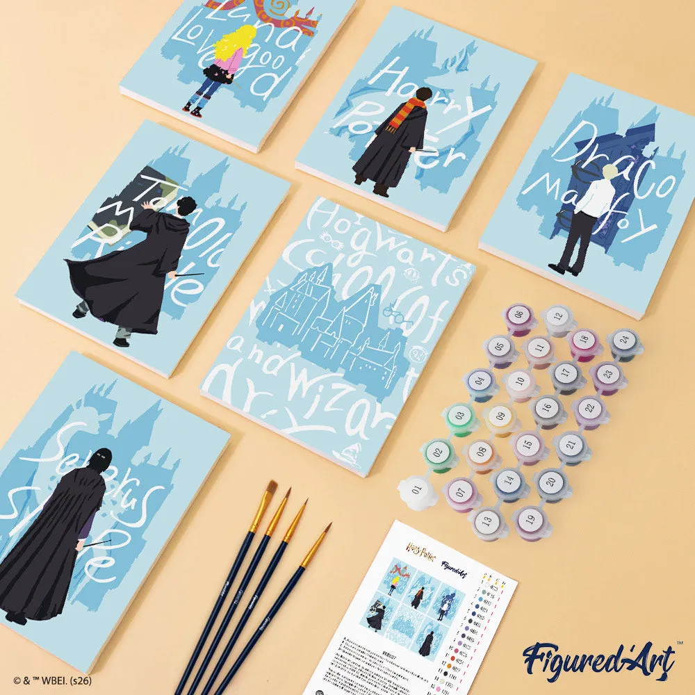 Figured'Art Harry Potter Kijkend naar de Toekomst mini schilderen op nummer 15x20cm 6 stuks