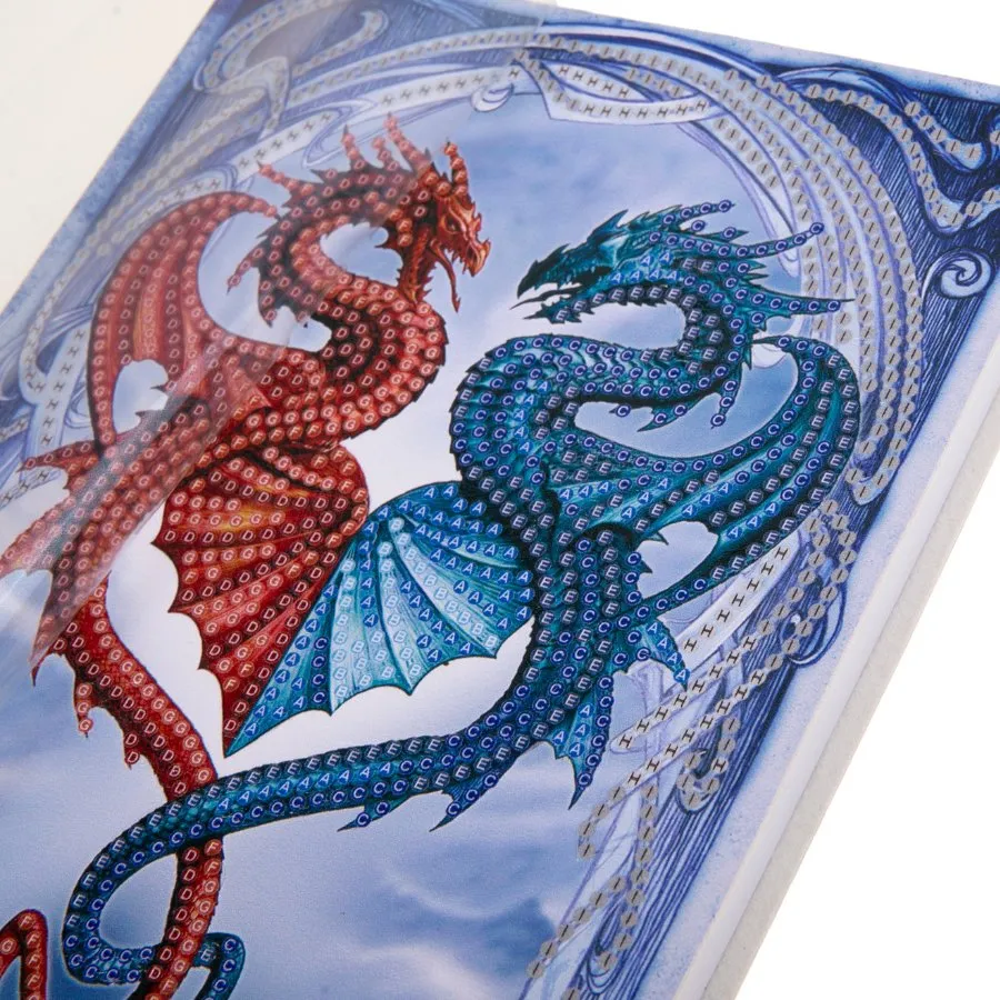 Craft Buddy Crystal Art Dragons Tryst planner A5 agenda