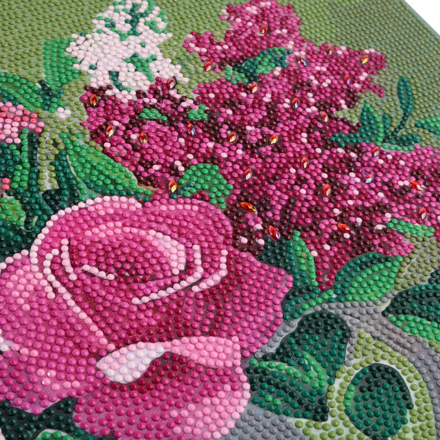 Craft Buddy Crystal Art Rose & Lilac Harmony diamond painting 50x40cm