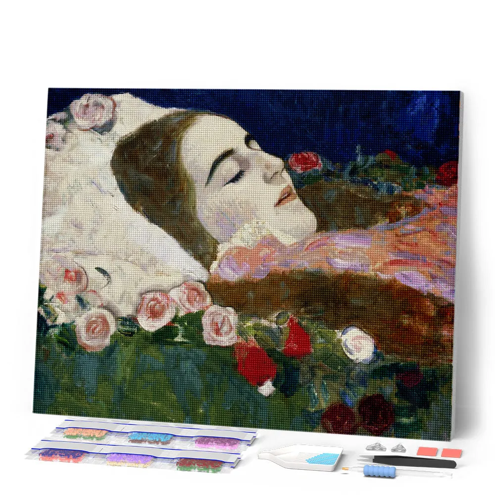 Figured'Art Klimt Ria Munk diamond painting 40x50cm vierkant