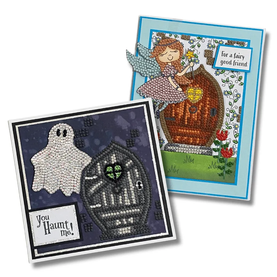 Craft Buddy Crystal Art Fantasy Fairy Door stempelset A6 15 stuks