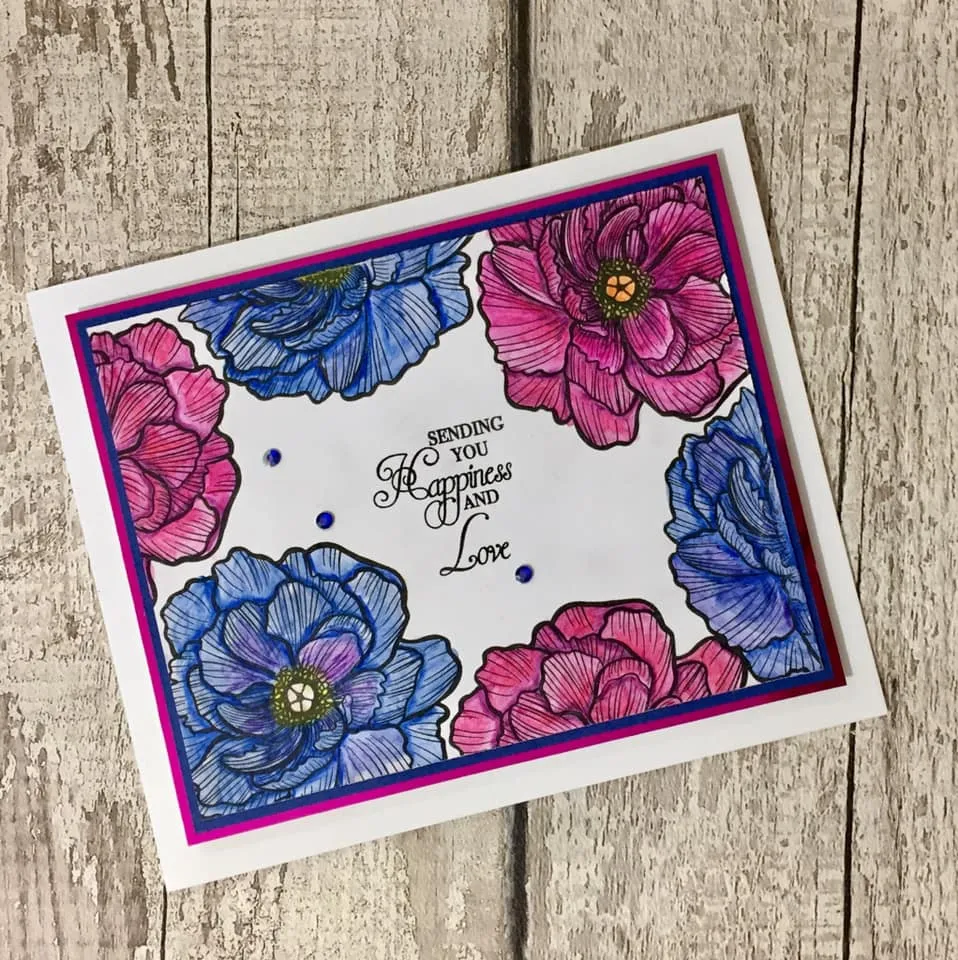 Craft Buddy Forever Flowerz Perfect Peonies stempelset A5 pioen
