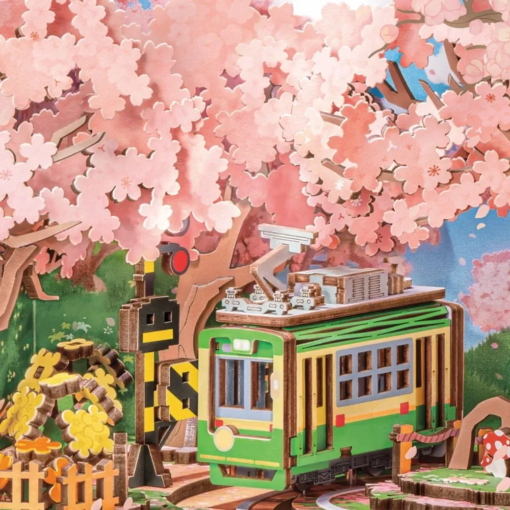 Figured'Art 3D Puzzel Speeldoos Sakura Dromentour 283 stukjes