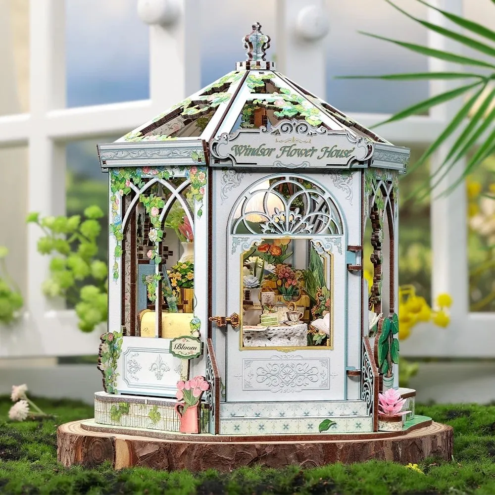 Figured'Art Windsor Bloemenhuis miniatuurhuisje bouwpakket
