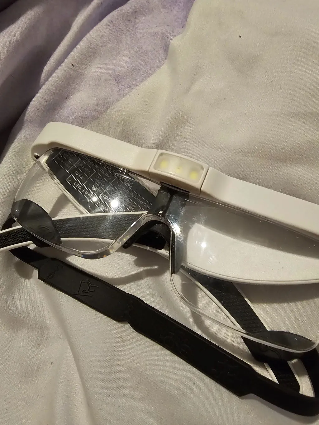 ARTDOT hoofdloupe vergrootbril met licht oplaadbaar 100g