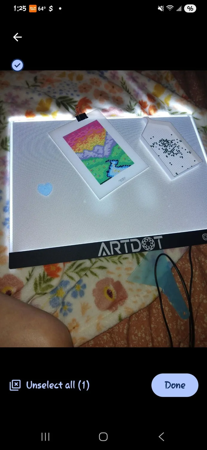 ARTDOT A3 lichtpad diamond painting LED 45x30,8 cm dimbaar