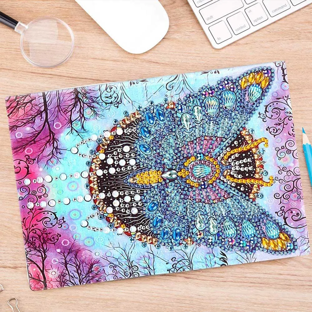 Figured'Art Vlinder notitieboek diamond painting A5 64 pagina's