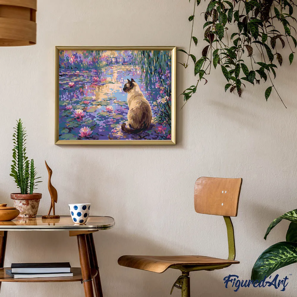 Figured'Art Waar Lelies Dromen schilderen op nummer 40x50 cm kat