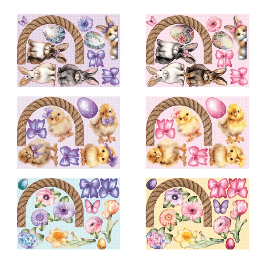 Craft Buddy Easter Baskets kaarten papercraft 3D 24 stuks