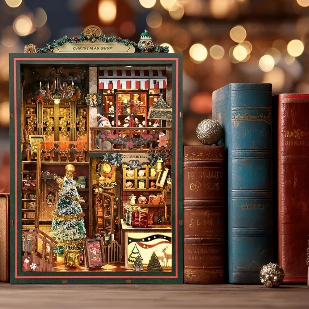 Figured'Art De Kerstwinkel book nook 264 stuks met led