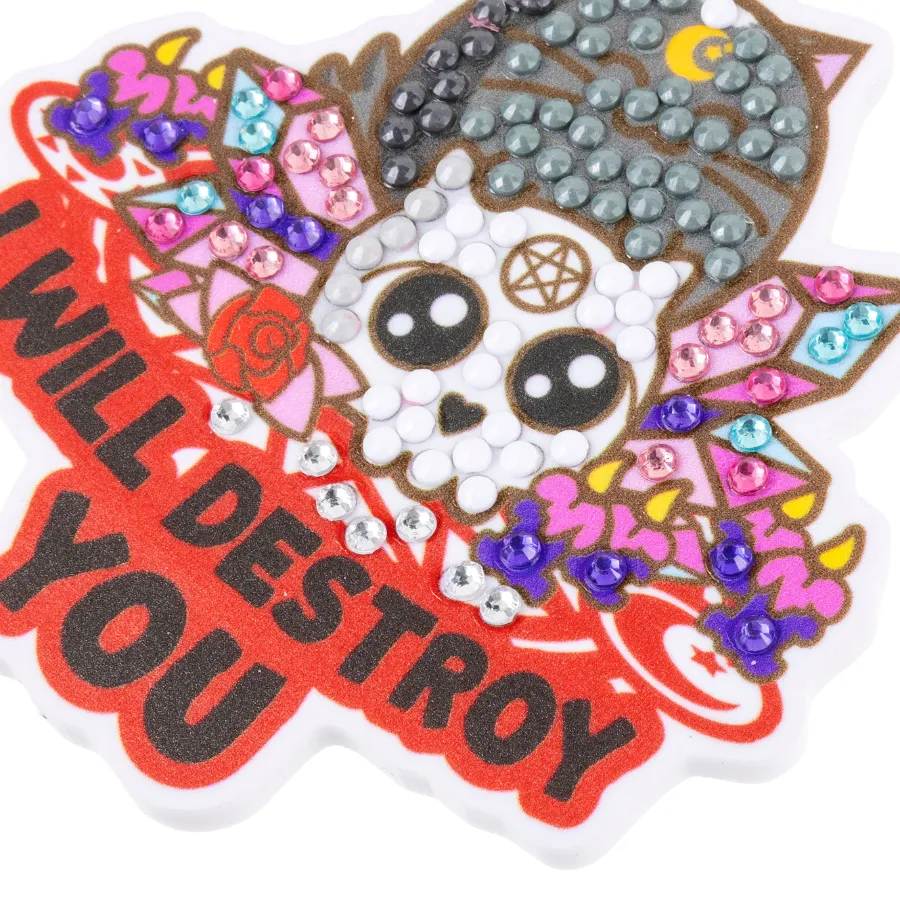 Craft Buddy Fuzzballs I Will Destroy You tasbedel diamond painting