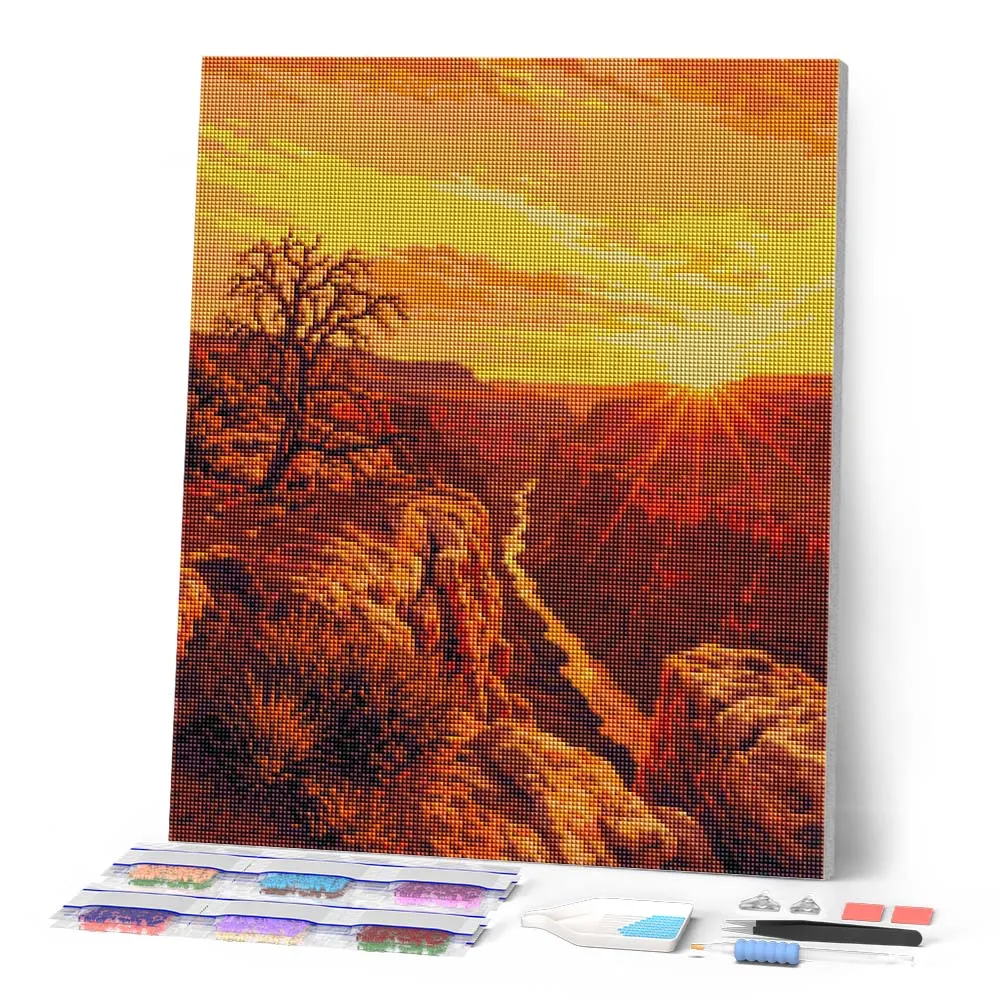 Figured'Art Nationaal park Grand Canyon Arizona diamond painting 40x50 cm