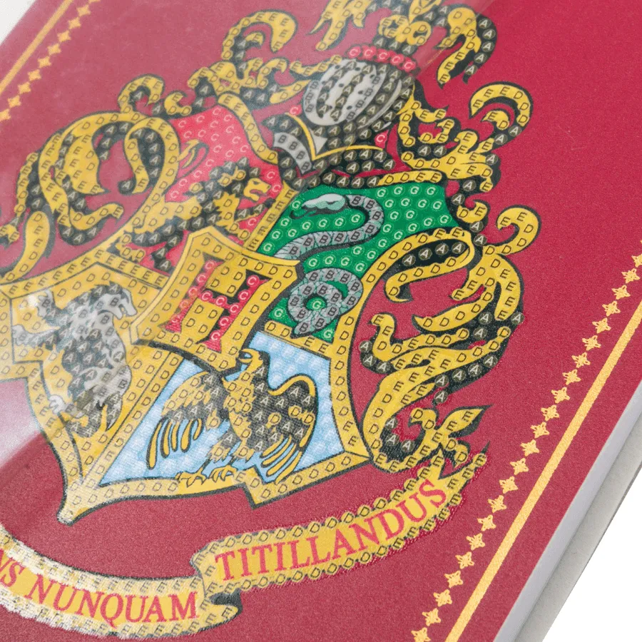 Craft Buddy Crystal Art Hogwarts Crest planner A5