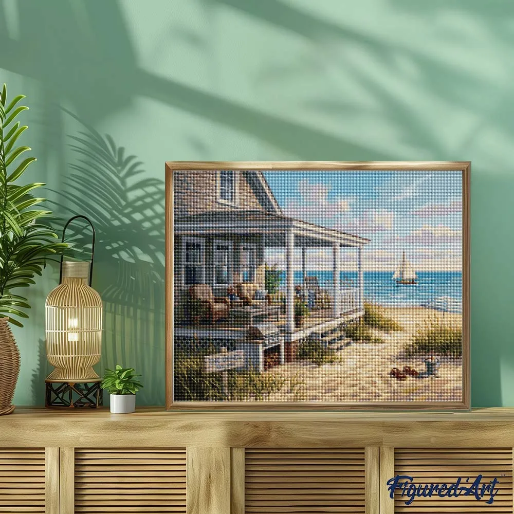 Figured'Art Duincottage diamond painting 40x50cm full drill zee