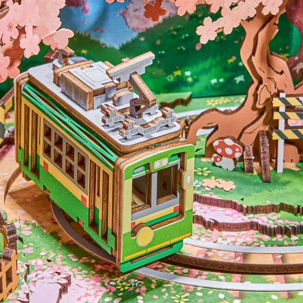 Figured'Art 3D Puzzel Speeldoos Sakura Dromentour 283 stukjes