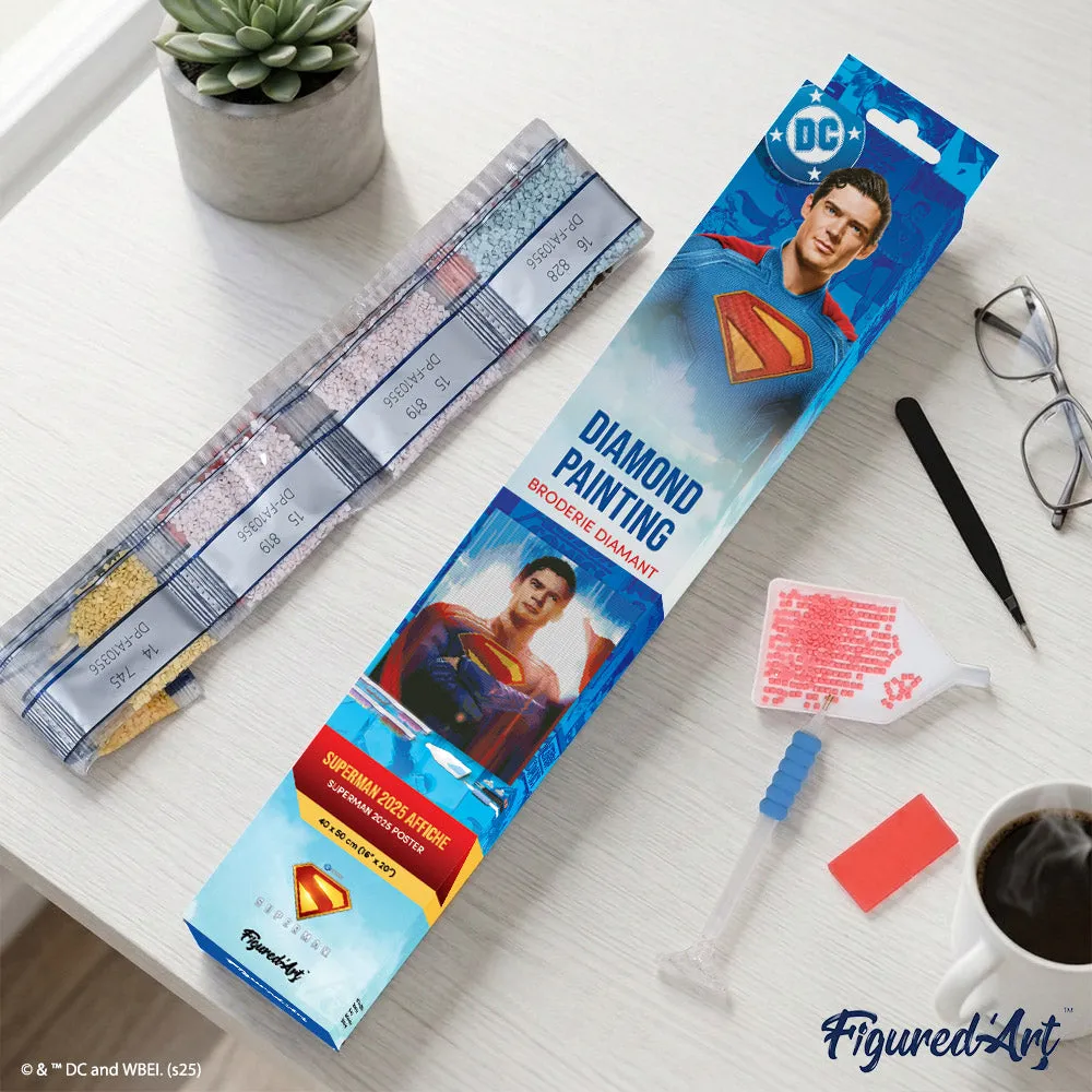 Figured'Art Superman 2025 diamond painting poster 40x50cm full drill