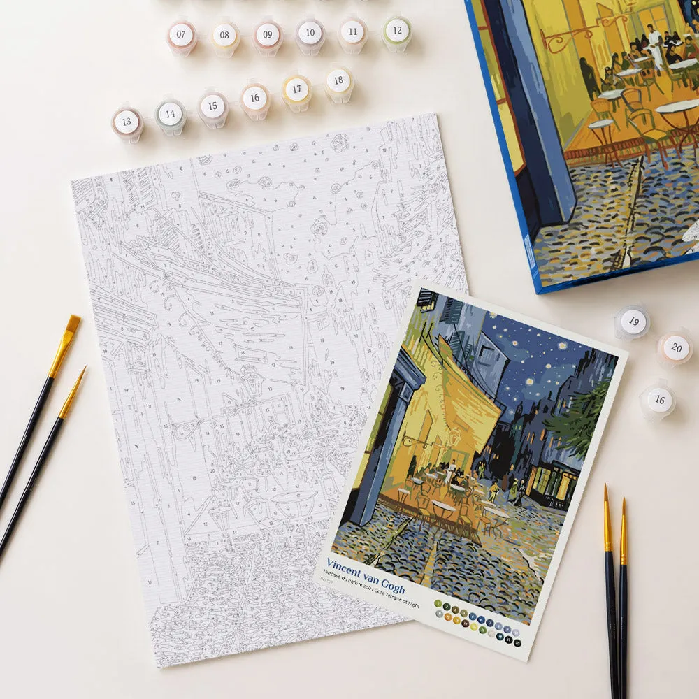 Figured'Art Van Gogh Caféterras bij nacht cadeauset 24,5x32,5 cm