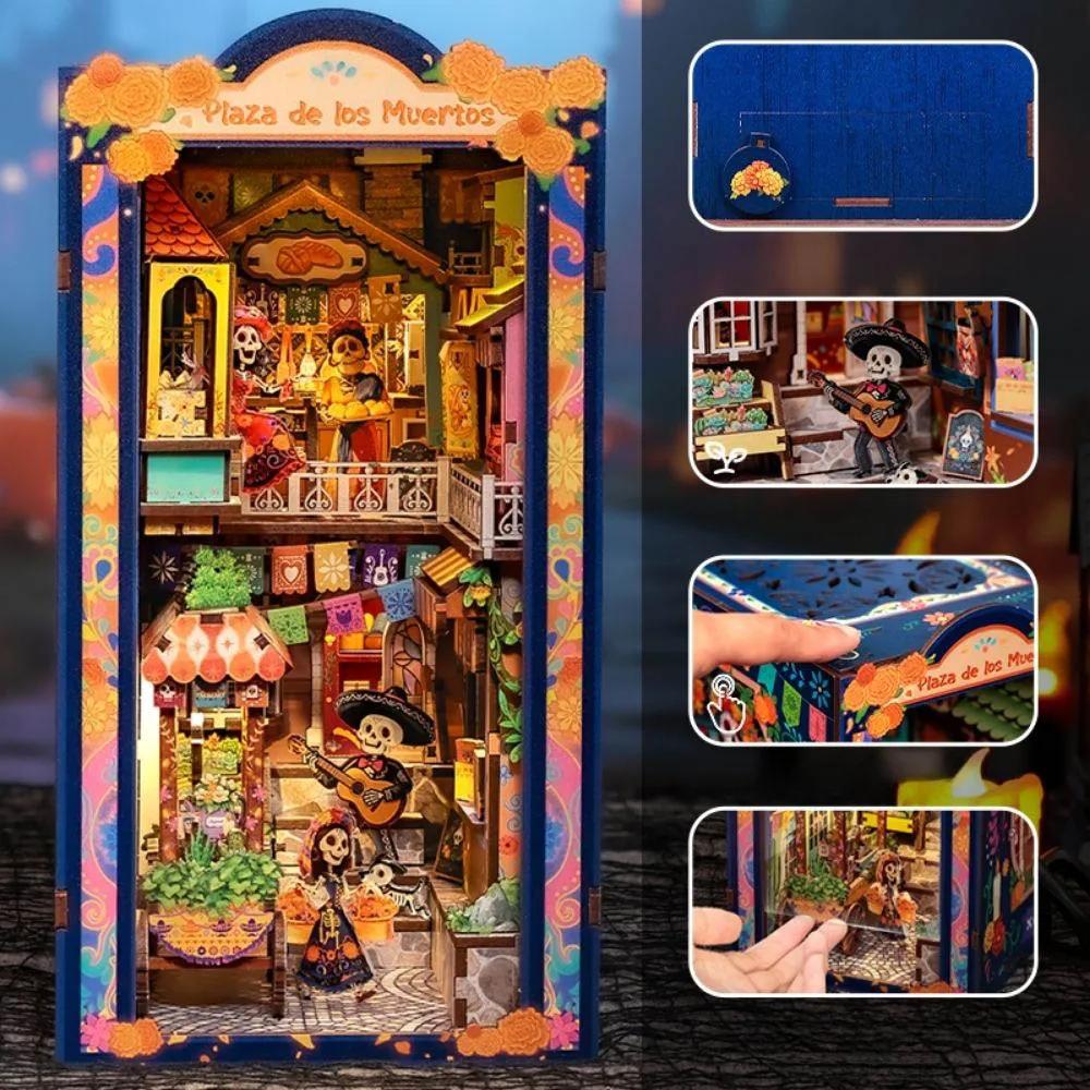 Figured'Art Plein van de Doden book nook kit halloween 350 delen