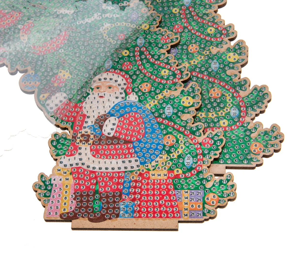 Craft Buddy Crystal Art Christmas Scene 3D lichtdecoratie kerstdorp