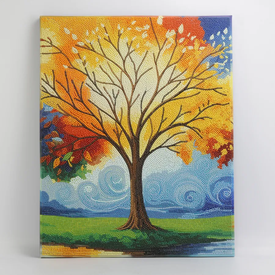 Craft Buddy Crystal Art Autumn Trio drieluik diamond painting herfst