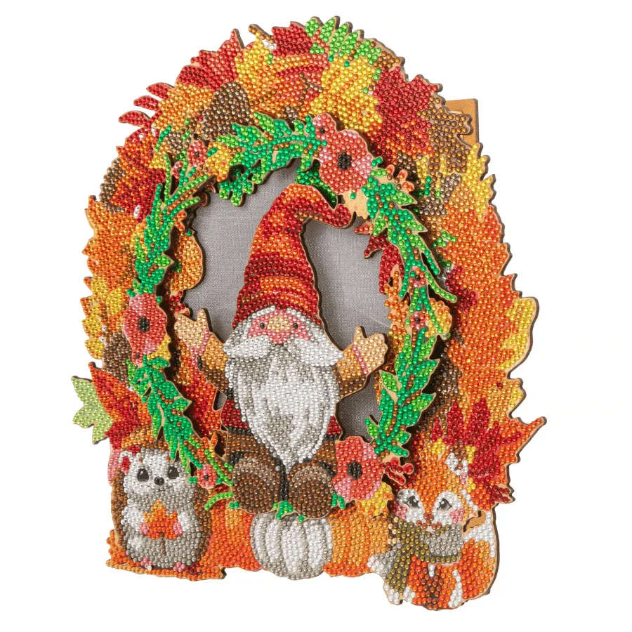 Craft Buddy Crystal Art Autumn Wreath krans LED 29 cm