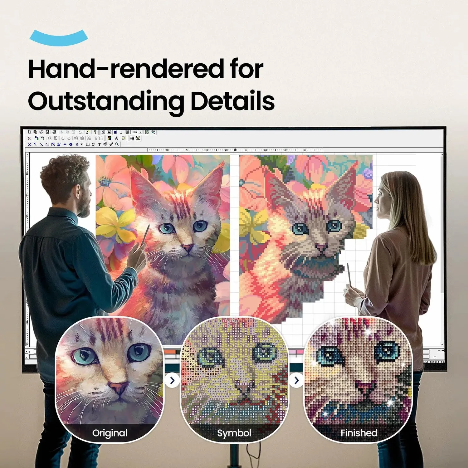 ARTDOT Fantastic Animal diamond painting 12 doeken dieren