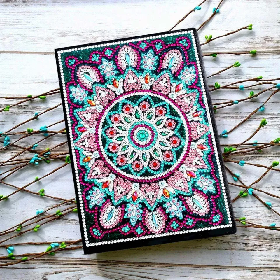 Figured'Art Mandala Diamond Painting Boekje A5 50 pagina's