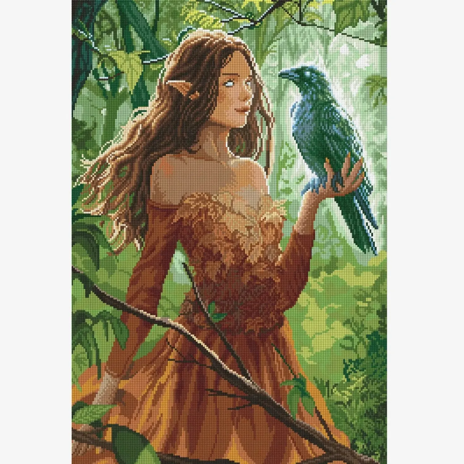 ARTDOT The Seer fantasy diamond painting vierkant 47x70cm