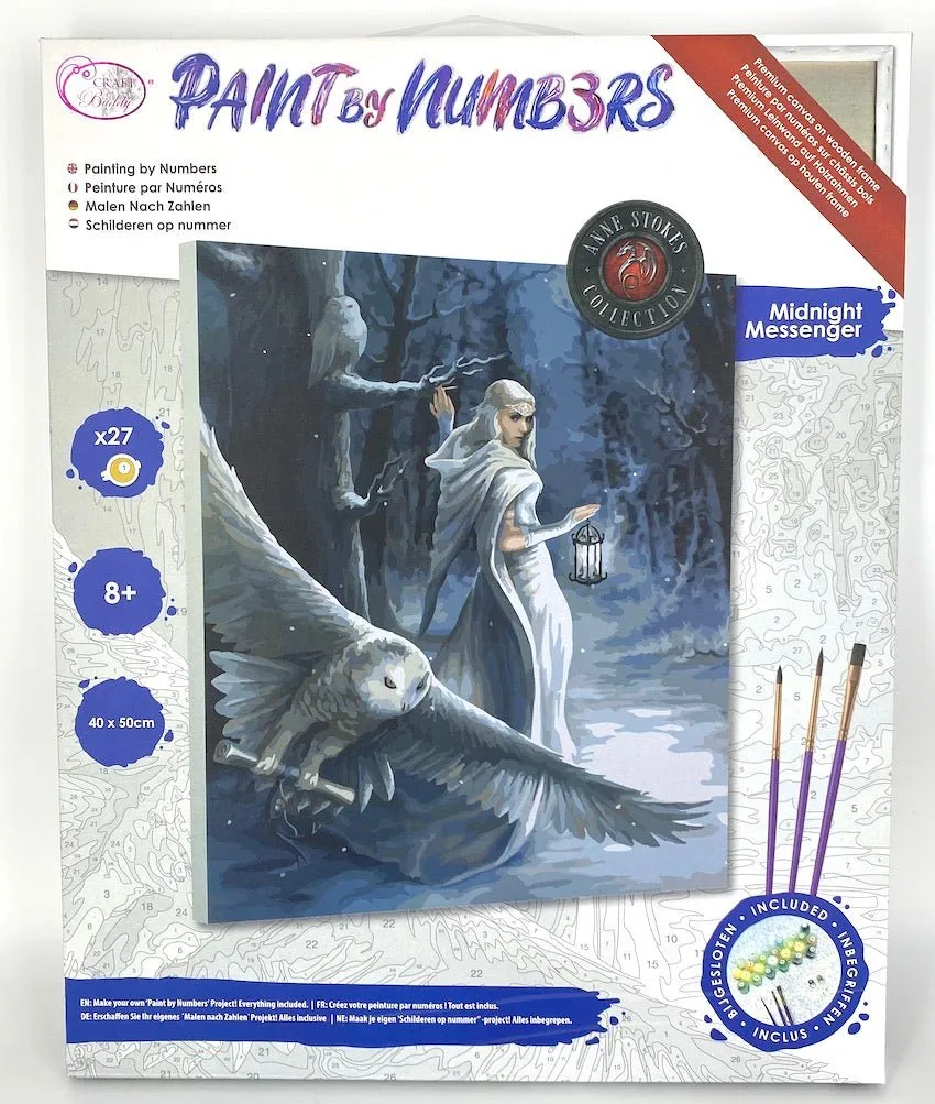 Craft Buddy Paint by Numb3rs Midnight Messenger canvas 40x50 cm