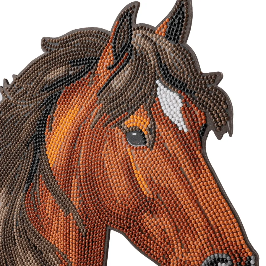 Craft Buddy Crystal Art Ember Stallion decoratiekit paard MDF