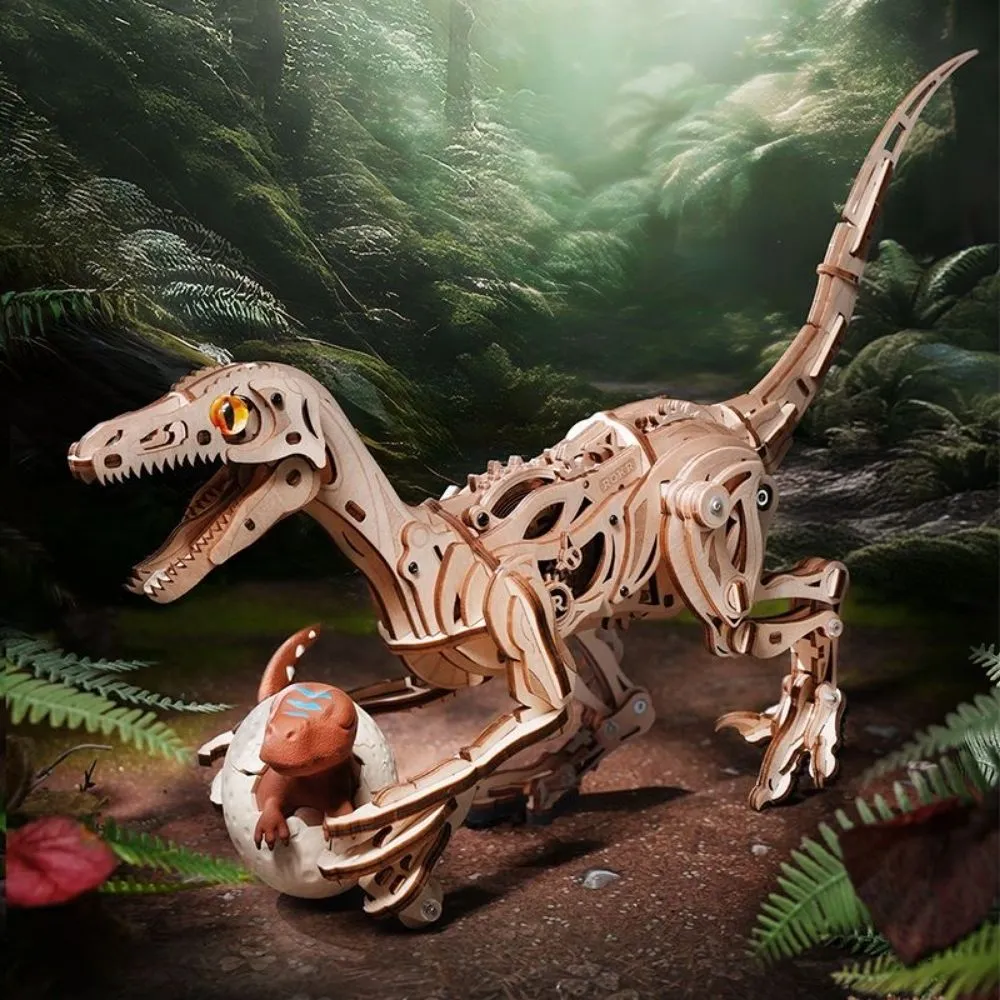 Figured'Art Velociraptor 3D puzzel hout 189 stukjes