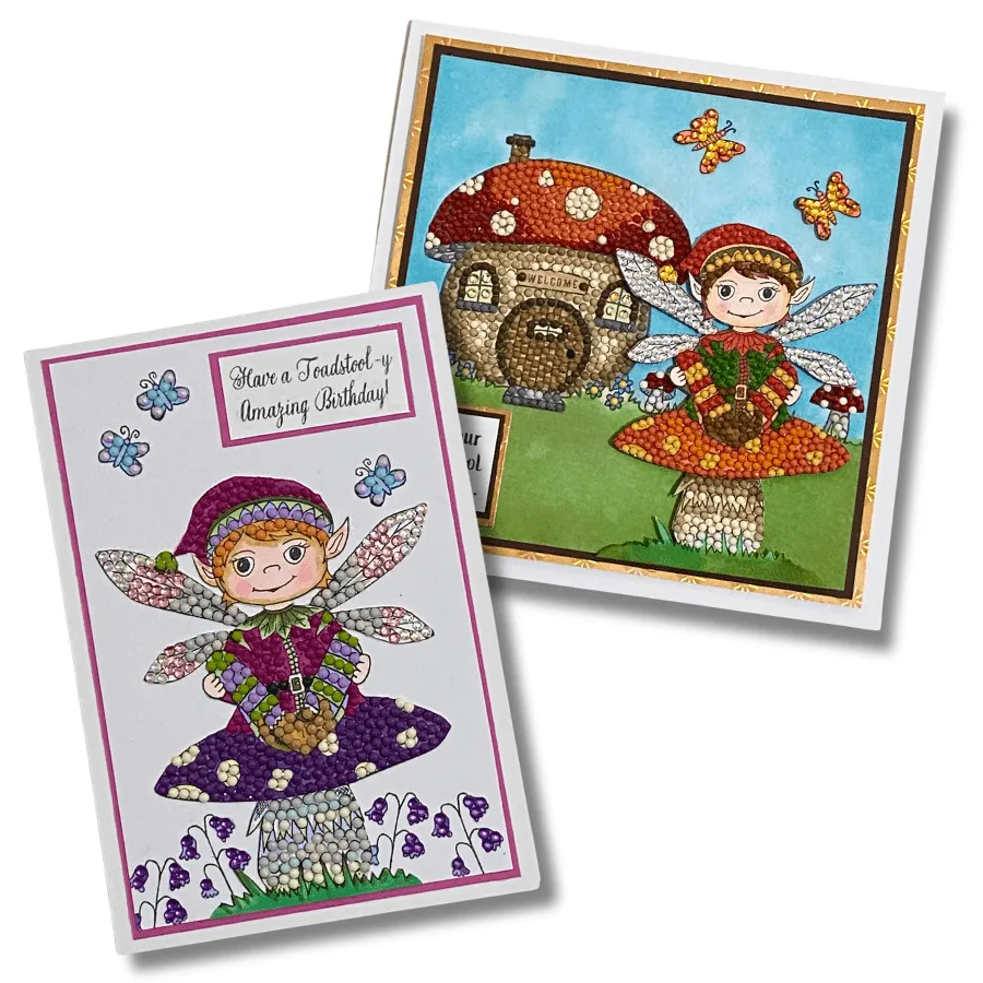Craft Buddy Crystal Art Playful Pixie stempelset A6