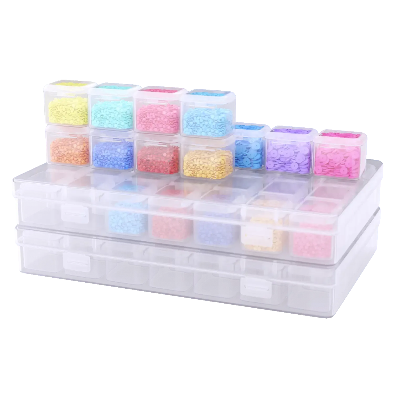 ARTDOT Diamond Painting opbergdoos 28 vakjes 2 stuks
