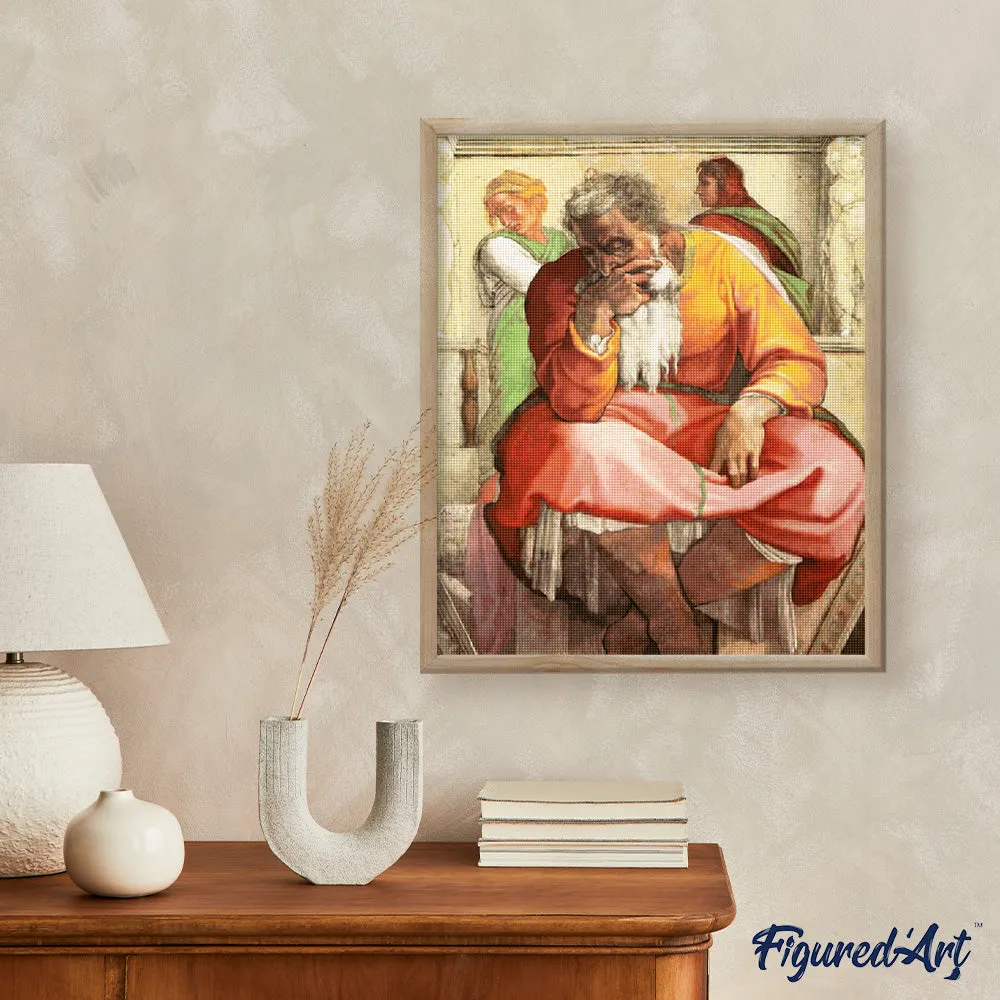 Figured'Art Jeremia Michelangelo diamond painting 40x50cm vierkant