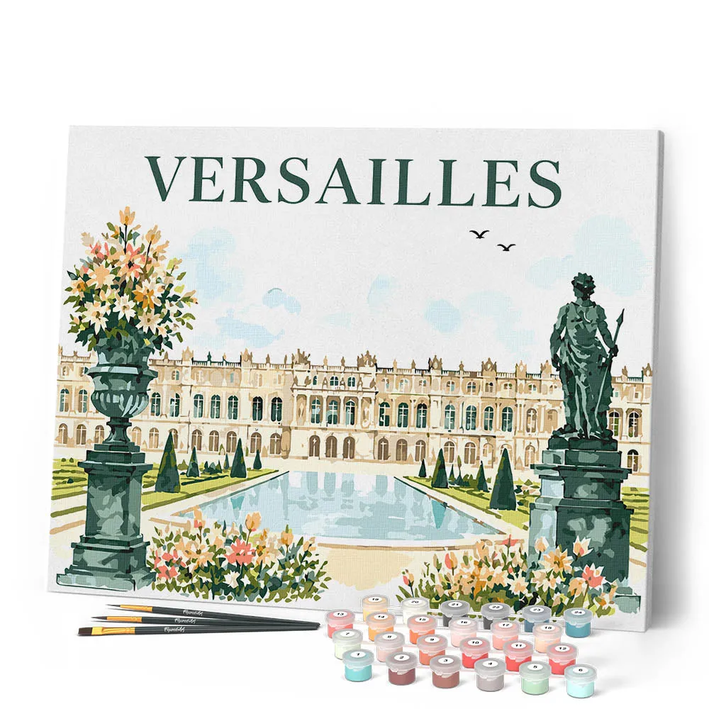 Figured'Art Paleis van Versailles schilderen op nummer 40x50cm