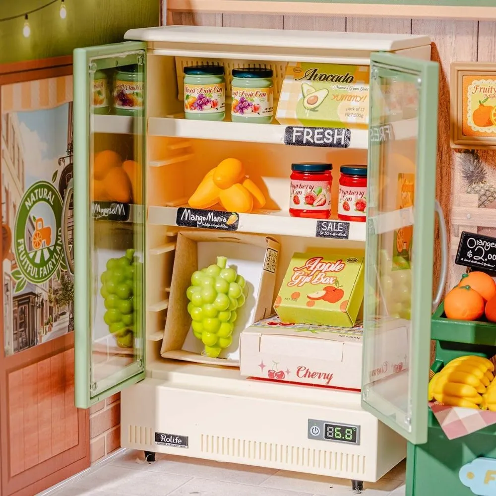 Figured'Art Natuurlijke energievruchten miniatuurhuisje 79-delig