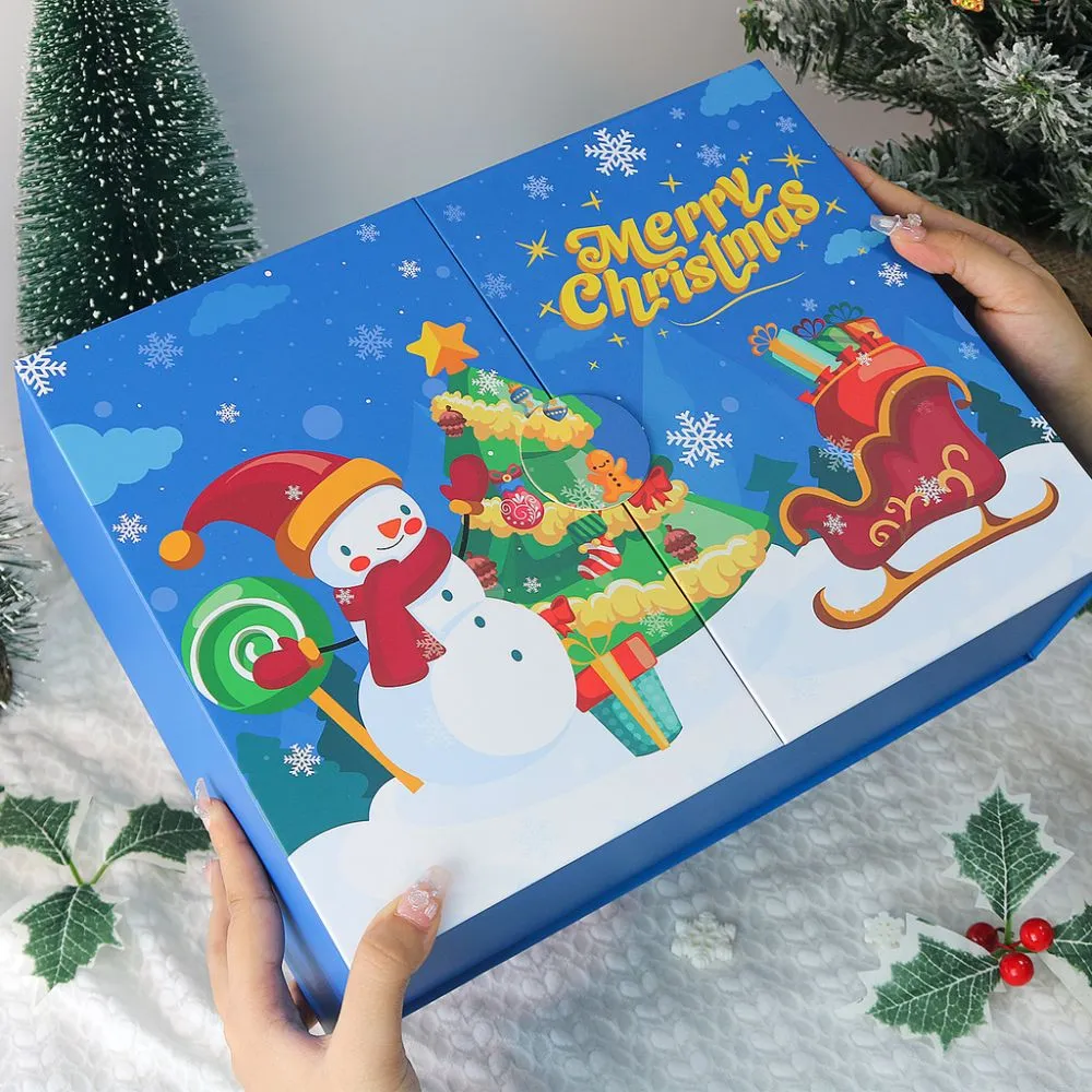 Figured'Art 12 Dagen van Glans diamond painting adventskalender blauw