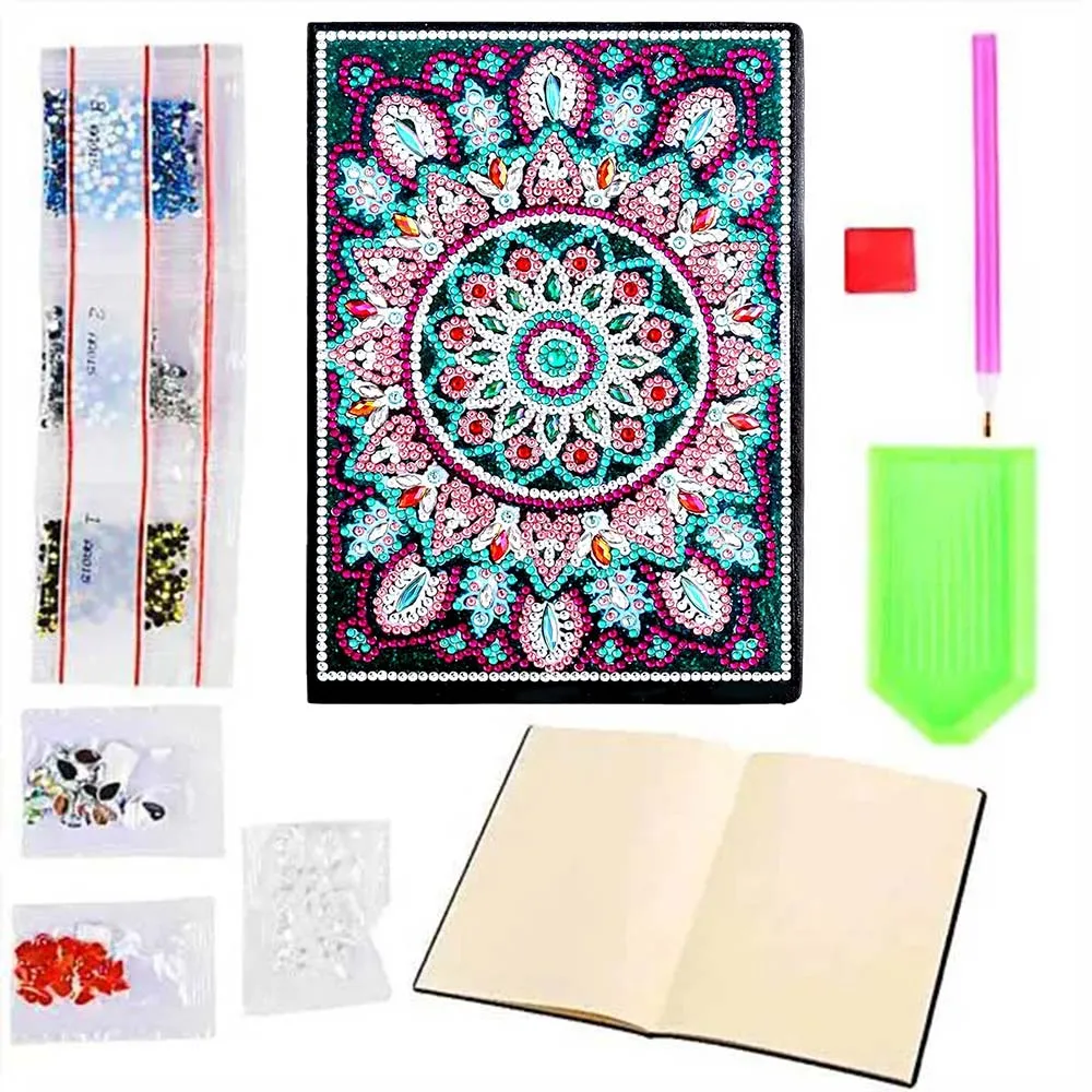 Figured'Art Mandala Diamond Painting Boekje A5 50 pagina's
