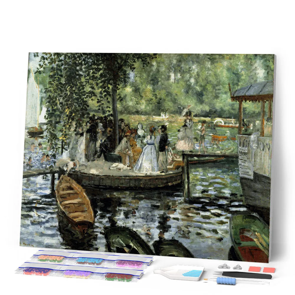 Figured'Art La Grenouillère Renoir diamond painting 40x50 cm