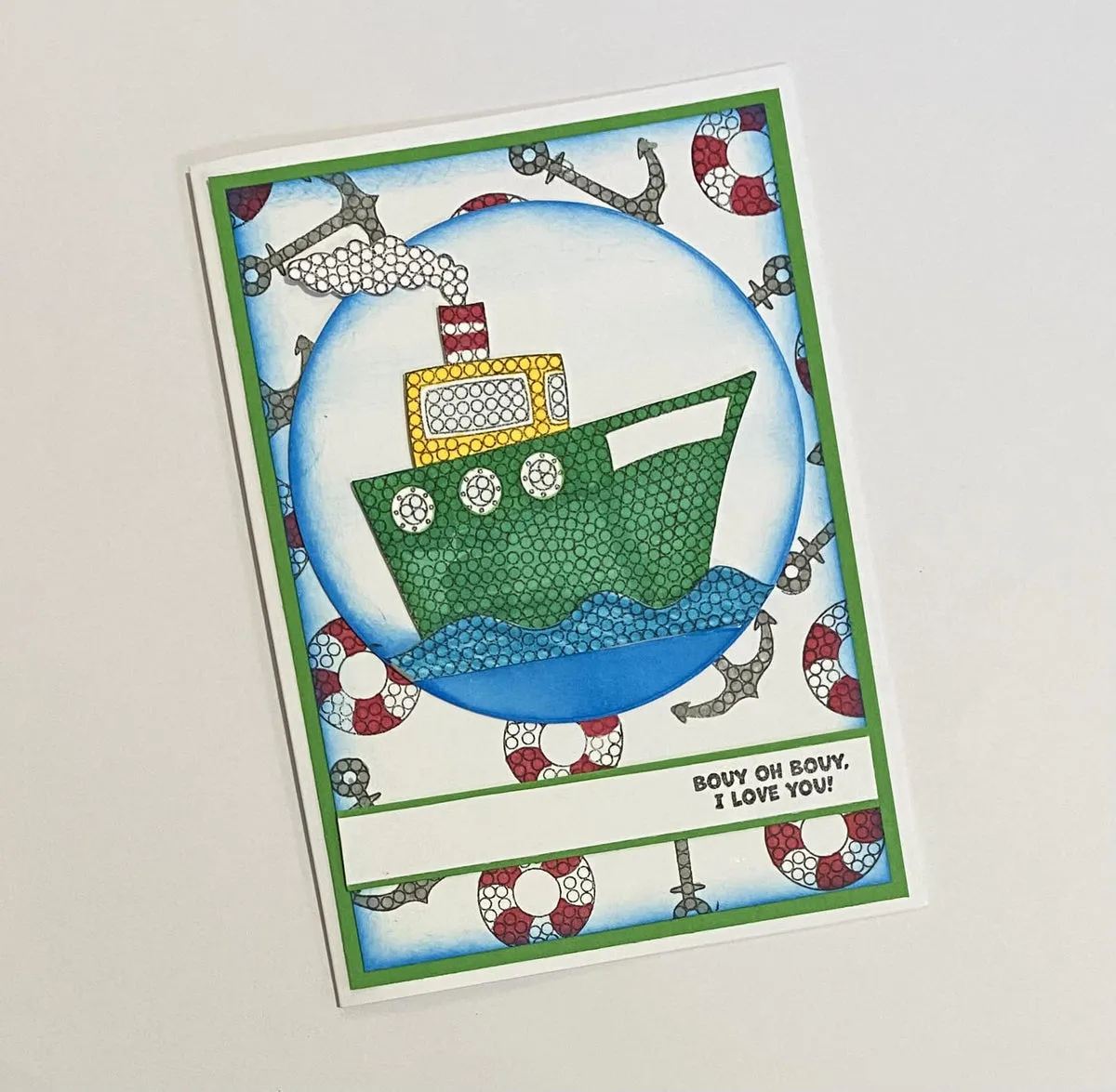 Craft Buddy Crystal Art Bon Voyage stempelset A6 8 stuks stip