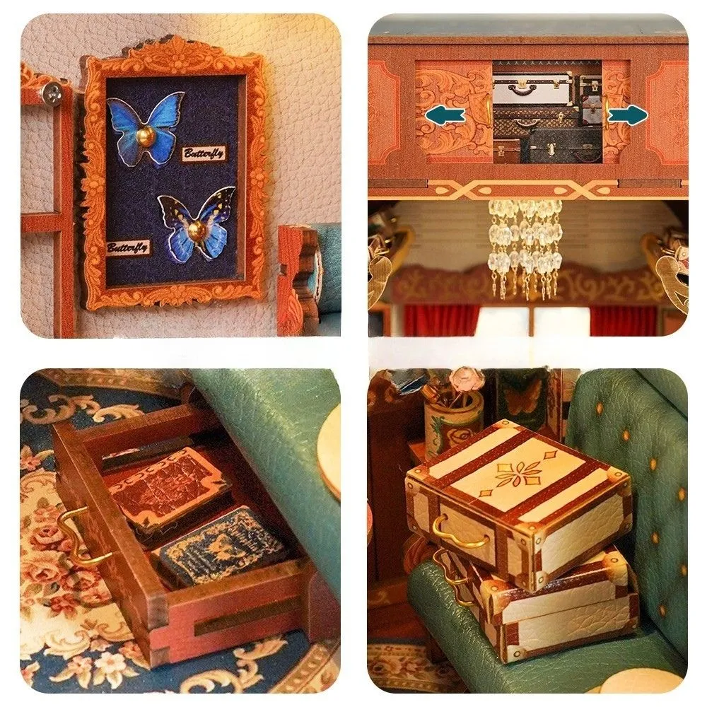 Figured'Art Europese Reizen book nook bouwpakket 556 delen