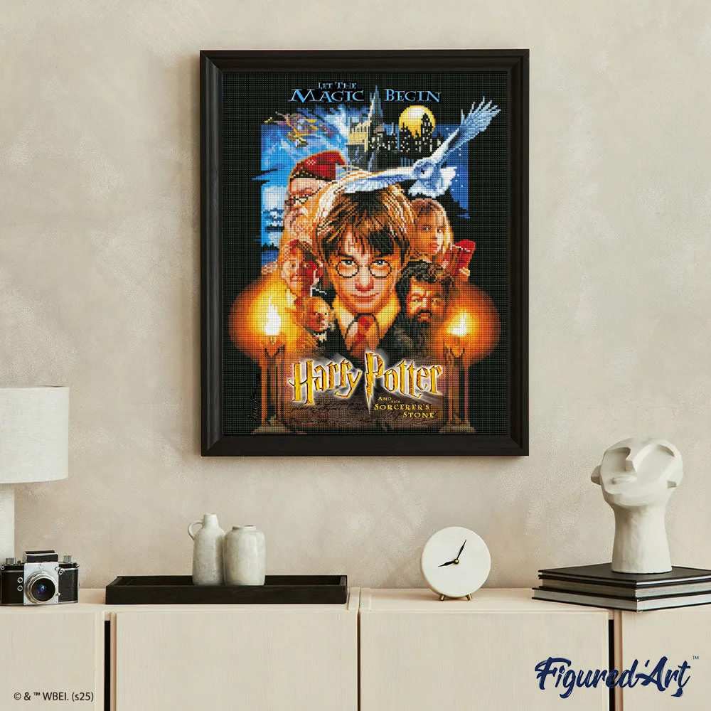 Figured'Art Harry Potter Steen der Wijzen diamond painting 40x50 ingelijst