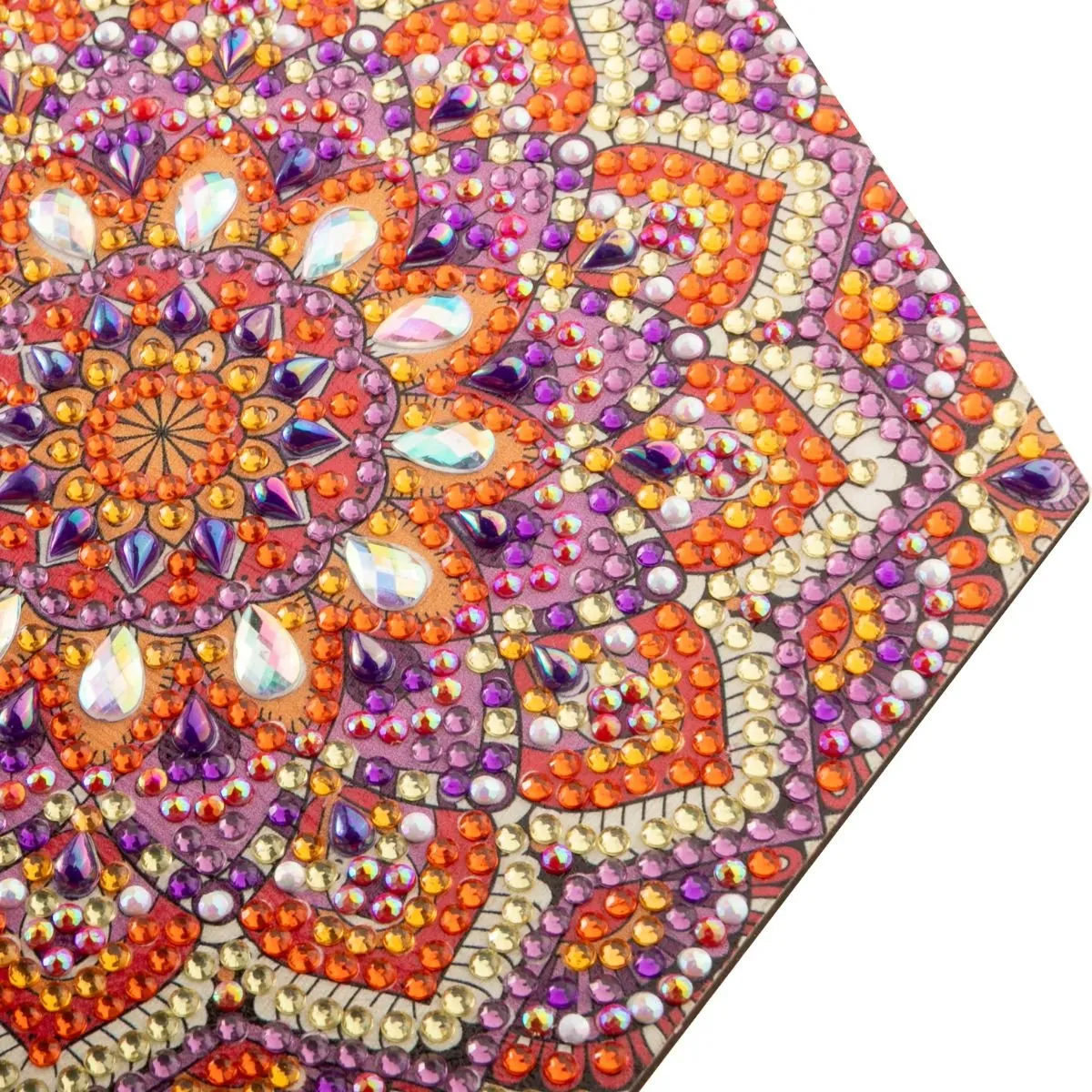 Craft Buddy Crystal Art Ember Orchid houten doos diamond painting 2 stuks