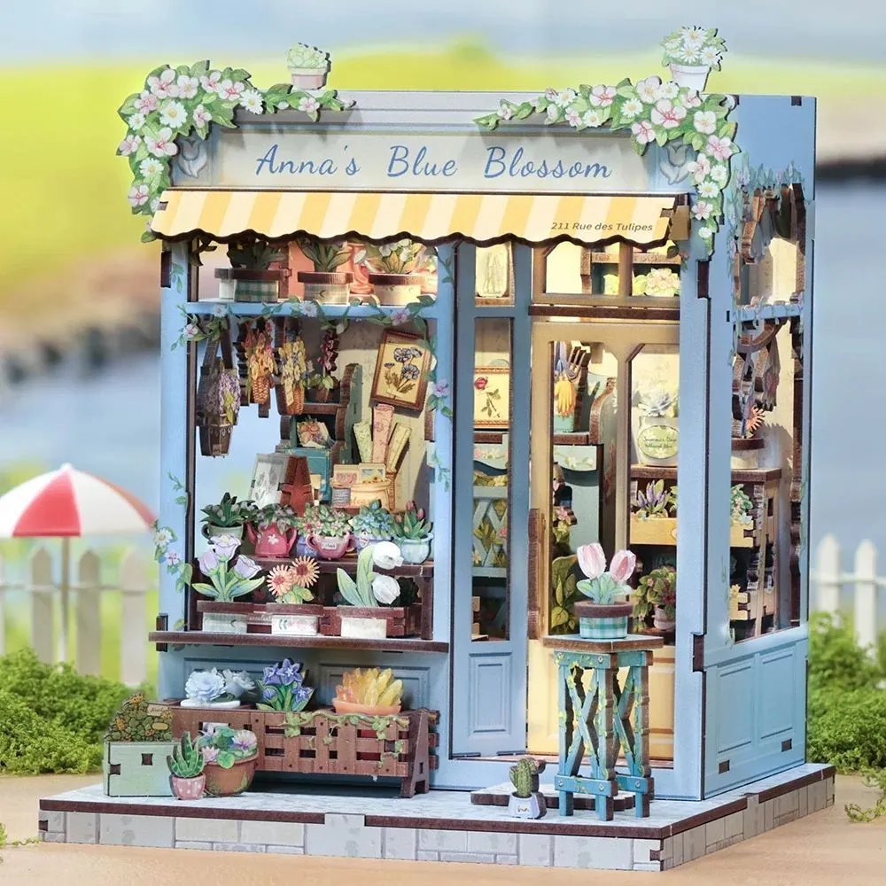 Figured'Art Anna's Blauwe Bloesem miniatuurhuisje 255-delig