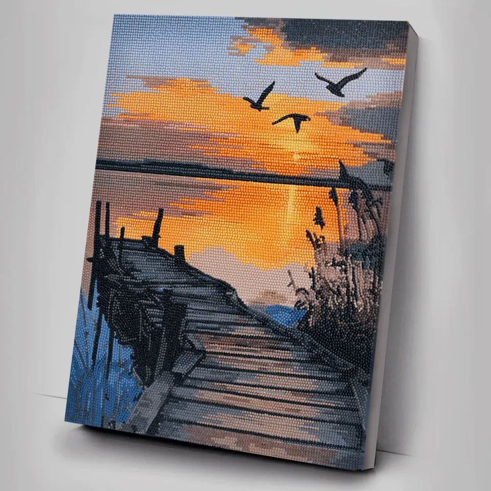 Craft Buddy Crystal Art Whispers of Dusk canvas 40x50 cm