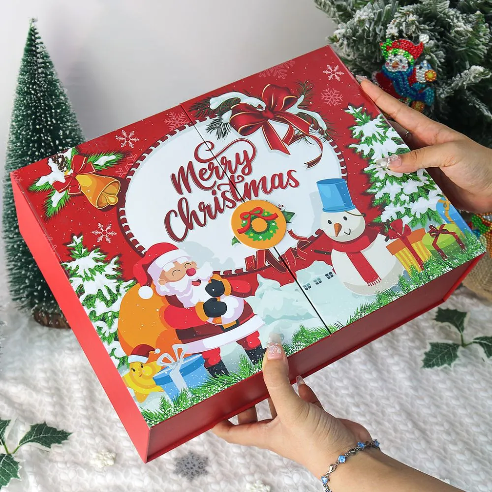 Figured'Art Adventskalender 2025 diamond painting rood 12 dagen