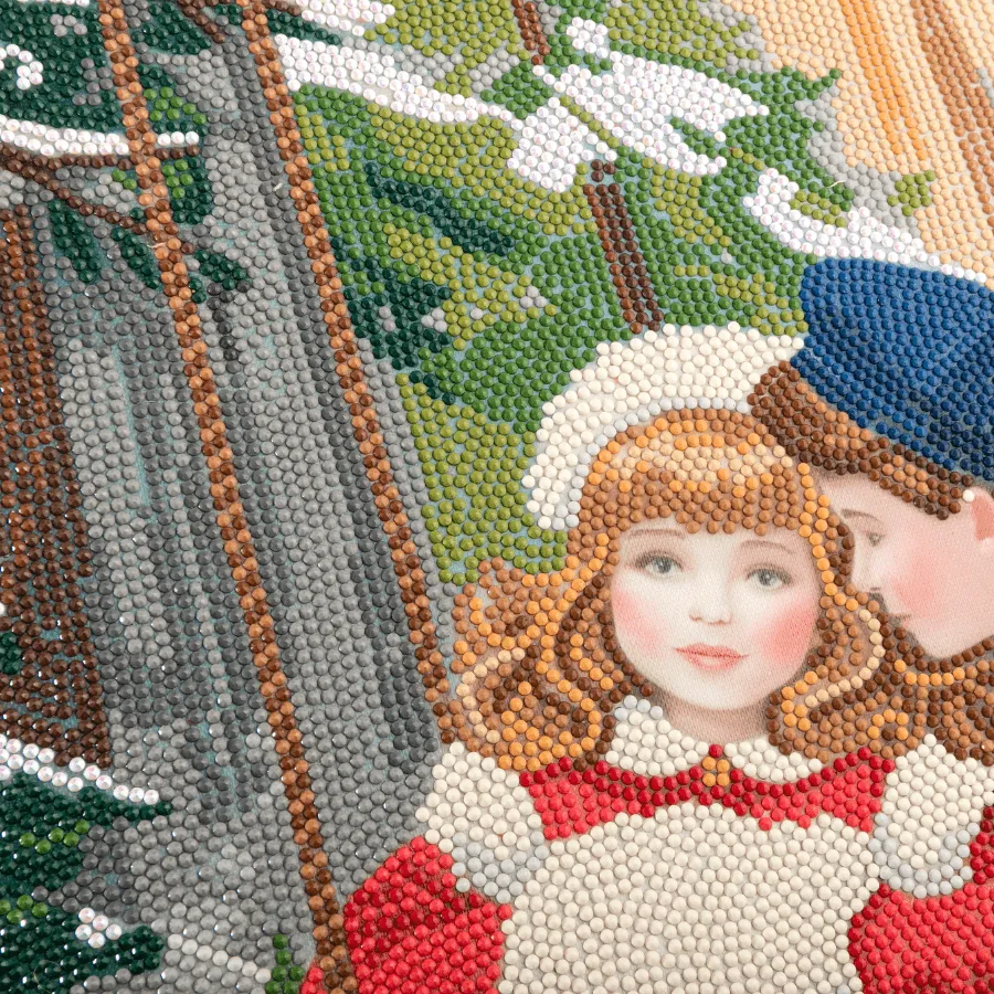 Craft Buddy Winter Secrets diamond painting canvas 40x50cm
